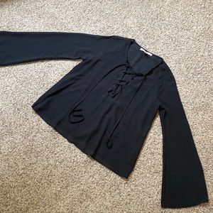 Forever 21 black blouse